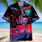 Texas Lone Star Neon Pocket Hawaiian Shirt For Island Adventure And Everyday Comfort