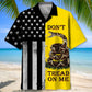 American Snake Heritage Hawaiian Shirt For Island Vacations, Resort Wear, And Relaxed Seasonal Style