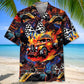 Drag Racing Hot Rod Motorsport Hawaiian Shirt For Summer Vacation, Beach Travel, And Casual Wear