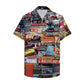 Island Drag Racing Magazine Aloha Hawaiian Shirt For Motorsport Events, Beach Travel, And Thoughtful Gift Giving