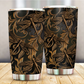 Dragonfly Wood Black 20 Oz Tumbler For Coffee Travel And Daily Drinks