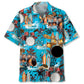 Drum Beach Hawaiian Shirt For Coastal Travel, Casual Events, And Comfortable Summer Wear