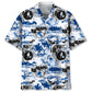 Drum Blue Nature Hawaiian Shirt For Beach Days, Summer Outings, And Thoughtful Gift Giving
