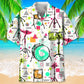 Colorful Drum Hawaiian Shirt For Island Vacations, Resort Wear, And Relaxed Seasonal Style