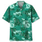 Drum Kelly Green Hawaiian Shirt For Island Vacations, Resort Wear, And Relaxed Seasonal Style
