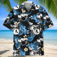 Drum Nature Hawaiian Shirt For Creative Performers, Coastal Trips, And Casual Everyday Wear