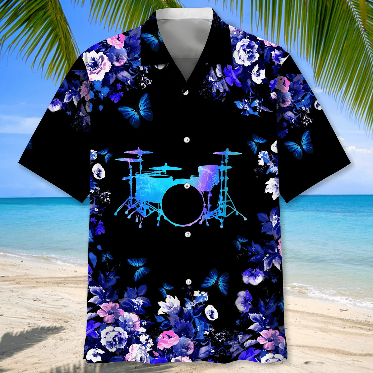 Drum Nature Hawaiian Shirt For Concert Lovers, Tropical Holidays, And Thoughtful Gift Giving