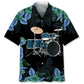 Drum Nature Hawaiian Shirt For Festival Travel, Beach Gatherings, And Relaxed Summer Style
