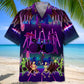 Drum Skeleton Hawaiian Shirt For Music Fans, Resort Parties, And Warm Weather Events