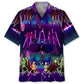 Drum Skeleton Hawaiian Shirt For Music Fans, Resort Parties, And Warm Weather Events