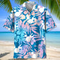 Tropical Drum Nature Hawaiian Shirt For Creative Performers, Coastal Trips, And Casual Everyday Wear