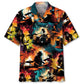 Watercolor Drum Hawaiian Shirt For Music Fans, Resort Parties, And Warm Weather Events