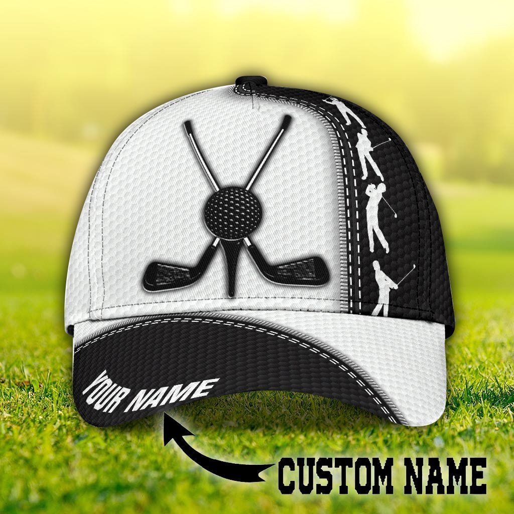 Personalized Golf Lover Combo Classic Cap For Festivals Holidays And Comfortable Everyday Wear