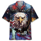 Patriotic Eagle Hawaiian Shirt For Holiday Gatherings, Coastal Trips, And Proud Seasonal Style