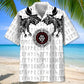 Eagle Viking Hawaiian Shirt For Coastal Travel, Casual Events, And Comfortable Summer Wear