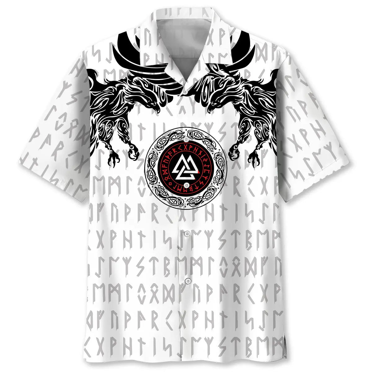 Eagle Viking Hawaiian Shirt For Coastal Travel, Casual Events, And Comfortable Summer Wear