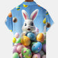 Easter Bunny Egg Holiday Hawaiian Shirt For Resort Trips, Coastal Parties, And Warm Weather Style