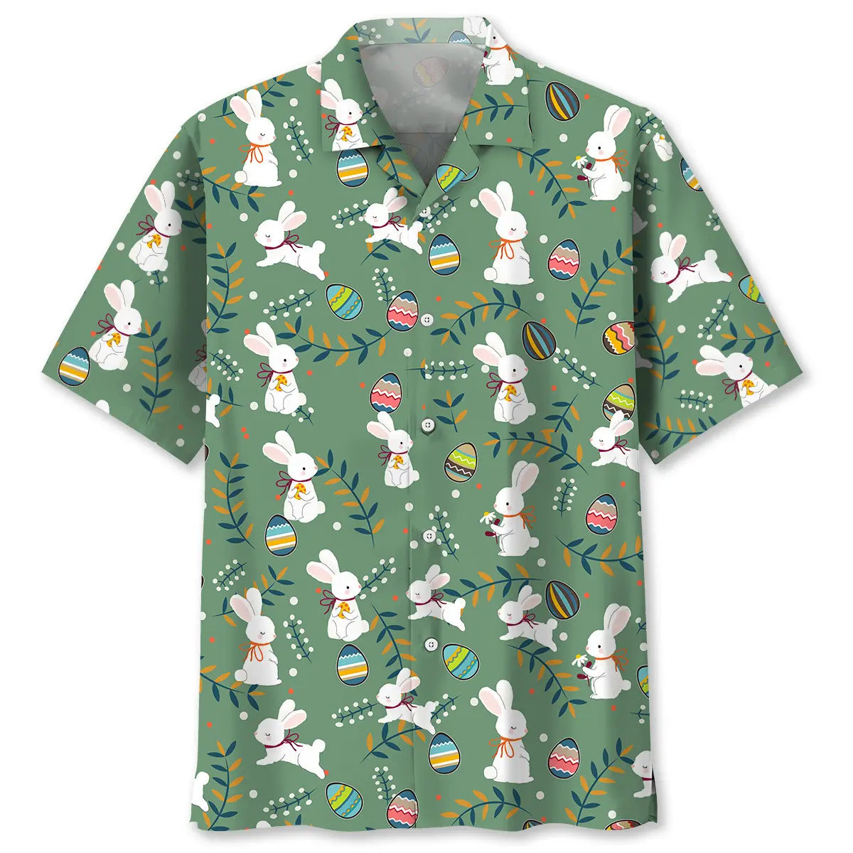 Easter Creative Pattern Hawaiian Shirt For Tropical Holidays, Outdoor Gatherings, And Everyday Comfort