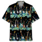 Electric Guitar Hawaiian Shirt For Festival Travel, Beach Gatherings, And Relaxed Summer Style