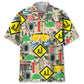 Electrician Tool Set Pattern Hawaiian Shirt For Family Vacation, Coastal Adventure, And Island Inspired Style
