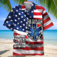 American EMS Flag Hawaiian Shirt For Beach Days, Summer Outings, And Thoughtful Gift Giving