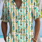 Ethnic Pattern Men's Casual Short-Sleeved Hawaiian Shirt