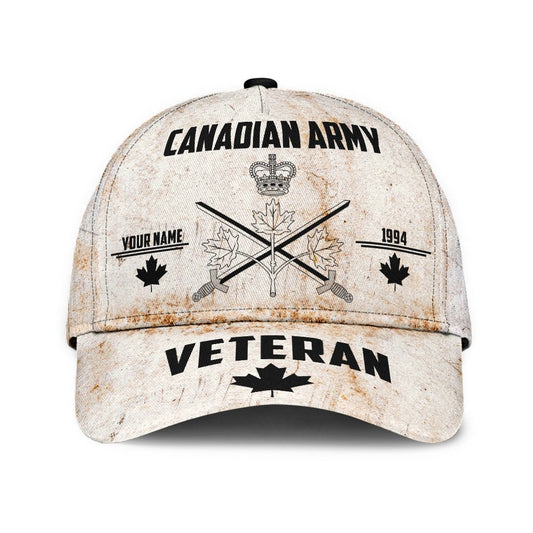 Personalized Canadian Military Veteran All Over Print Classic Cap For Everyday Accessories Vacations And Outdoor Fun