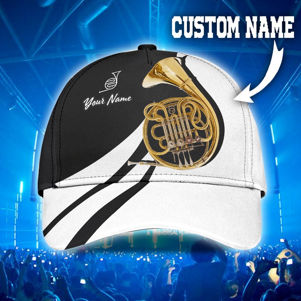 Personalized Horn Music Classic Cap For Vacations Festivals Parties And Everyday Outfits