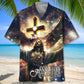 Patriotic Faith Hawaiian Shirt For Summer Vacation, Beach Travel, And Casual Wear
