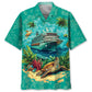 Family Cruise Hawaiian Shirt For Coastal Travel, Casual Events, And Comfortable Summer Wear