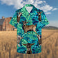Island Farmer Goat Aloha Pattern Hawaiian Shirt For Coastal Travel, Casual Events, And Comfortable Summer Wear