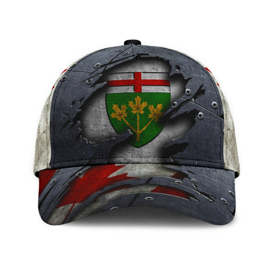 Canadian Ontario All Over Print Classic Cap For Parties Vacations And Relaxed Daily Outfits