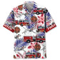 Fire Truck Dalmatian Proud Pocket Hawaiian Shirt For Summer Gathering And Island Inspired Style