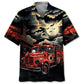 Hawaiian Shirt / Adults / S Fire Truck Horror Hawaiian Shirt