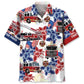 Fire Truck Proud Hawaiian Shirt For Road Trip Adventures, Resort Days, And Comfortable Everyday Wear
