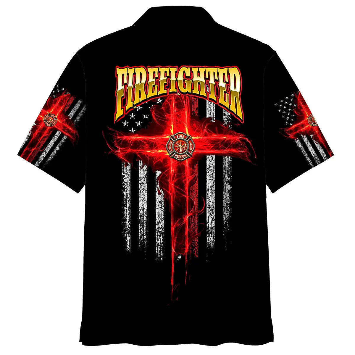Firefighter Courage Hawaiian Shirt