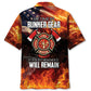 Firefighter Memories Hawaiian Shirt For Island Adventure, Relaxed Getaway, And Comfortable Travel Wear