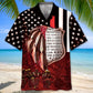 Firefighter Courage Hawaiian Shirt For Seasonal Celebration, Relaxed Getaway, And Comfortable Travel Wear