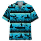Fishing Blue Hawaiian Shirt For Beach Days, Summer Outings, And Thoughtful Gift Giving