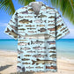 Fishing Stype Hawaiian Shirt For Active Holidays, Resort Trips, And Warm Weather Gatherings