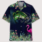 Tropical Fishing Leaf Hawaiian Shirt For Sports Fans, Summer Outings, And Relaxed Vacation Wear