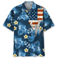American Tropical Fishing Hawaiian Shirt For Resort Trips, Coastal Parties, And Warm Weather Style