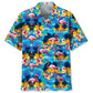 Flamingo Beach Hawaiian Shirt For Coastal Travel, Casual Events, And Comfortable Summer Wear