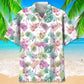 Colorful Flamingo Hawaiian Shirt For Island Vacations, Resort Wear, And Relaxed Seasonal Style