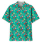 Floral Flamingo Hawaiian Shirt For Island Vacations, Weekend Events, And Relaxed Everyday Outfits
