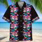 Flamingo Pineapple Hawaiian Shirt For Coastal Travel, Casual Events, And Comfortable Summer Wear
