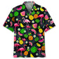 Tropical Flamingo Hawaiian Shirt For Coastal Travel, Casual Events, And Comfortable Summer Wear