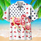 American Flamingo Hawaiian Shirt For Heritage Inspired Events, Beach Travel, And Thoughtful Gifting