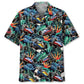 Floral Quarter Midget Car Racing Hawaiian Shirt For Summer Vacation, Beach Travel, And Casual Wear