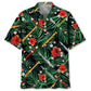 Flute Tropical Hawaiian Shirt For Resort Holiday And Summer Party Style